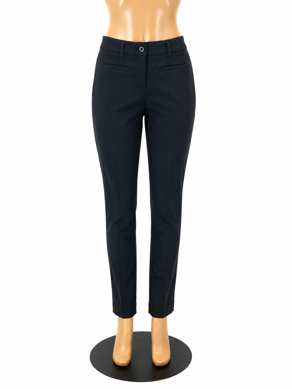 cabi The Carolyn Crop Pants Gray Stretch Ankle Trousers Women's Size 6
